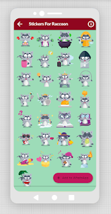 Stickers For Raccoon