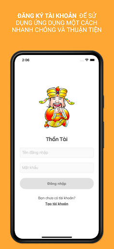 Android application Xổ số Thần Tài screenshort