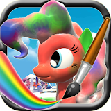 Little Pony Coloring Paint Creator 3d for Kids icon