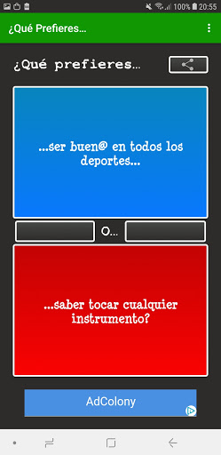 Qué Prefieres .. En español