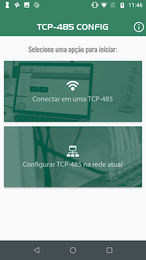Android application TCP-485 Config screenshort
