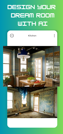 Android application Design House & Interior AI Two screenshort