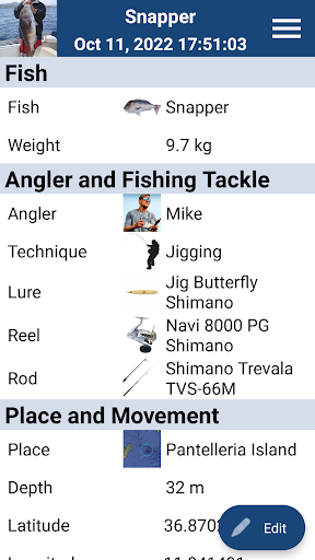 Fishing & Weather Screen 3