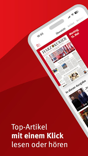 Android application Harz Kurier E-Paper screenshort