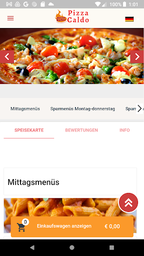 Pizza Caldo Crailsheim Screen 3