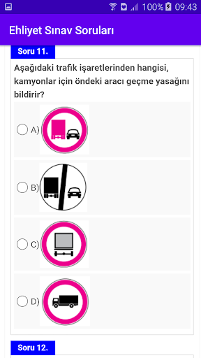 Ehliyet Sınav Soruları 2024