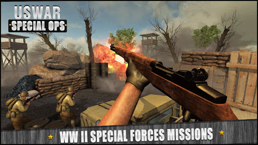US Shooters: WW2 War Gun Games Screen 2