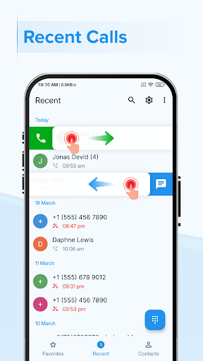 Contacts Phone Calls  Dialer