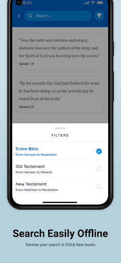 myBibla Offline Bible Reading Screen 3