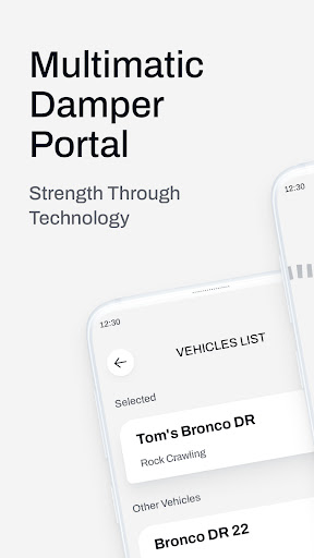 Android application Multimatic Damper Portal screenshort