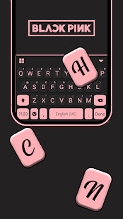 Black Pink Blink Keyboard Background 6.0.1228_10 APK screenshots 2