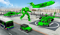 陸軍スクールバスロボットカーゲームのおすすめ画像2