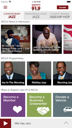 Jazz 91.9 WCLK Screen 2