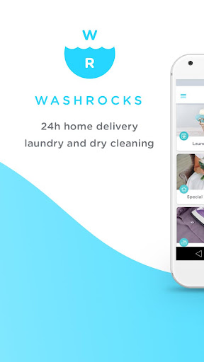 Android application WASHROCKS - Laundry App screenshort