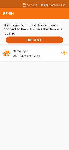 Android application RF-SN(BEOK) screenshort
