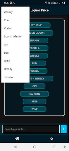 Kerala Liquor Price (Bevco) Screen 3
