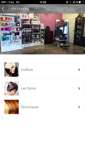STOMOS Coiffure et Esthétique Screen 2