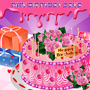 Pink Birthday Cake Decor