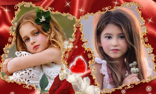 Android application Dual Love Photo Frames screenshort