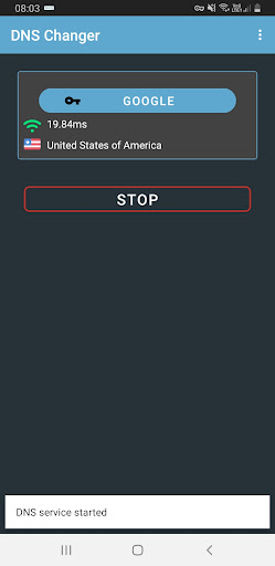 Change DNS Client Screen 3