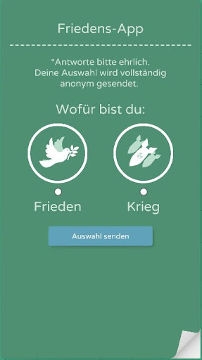 Peace-App Screen 2