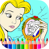 Coloring Games Beauty Belle icon