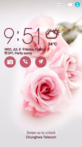 Android application Rose ASUS ZenUI Theme screenshort