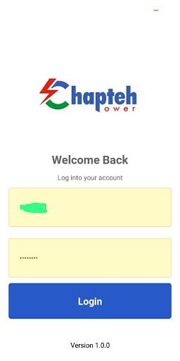 Android application Chapteh Power screenshort