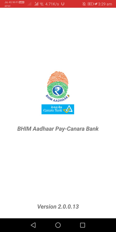 BHIM Aadhaar Pay-Canara Bank - 2.0.0.29 - (Android)