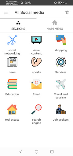 all social media apps in 1 app Screen 2