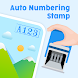 Auto Numbering Sequence Stamp - Androidアプリ