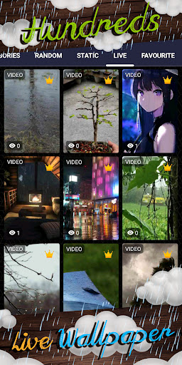rain wallpaper Screen 3
