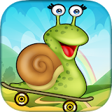 Skater Snail Bob Adventure icon