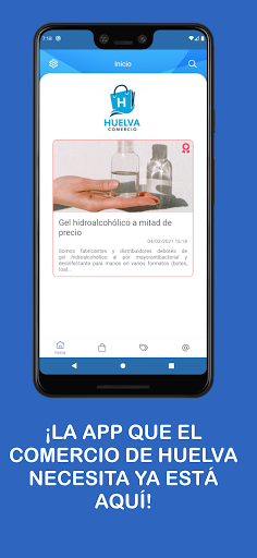 Android application Huelva Comercio screenshort