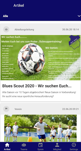 Android application SV Refrath screenshort
