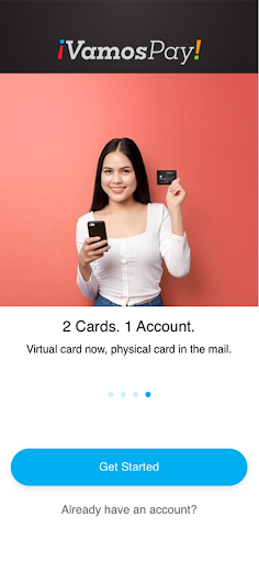VamosPay Card Mobile App Screen 3