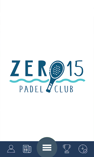 Android application Zero15 Padel screenshort