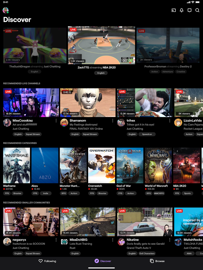Twitch: Live Game Streaming Screenshot 6