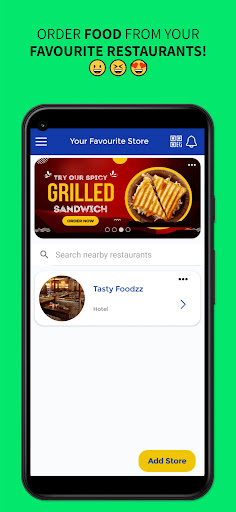 OpToTap - Food Delivery App Screen 2