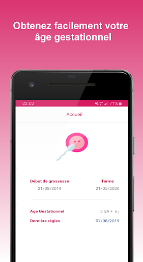 Android application CalculGesta screenshort