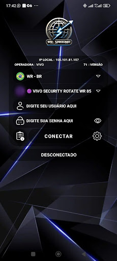 Android application WR SPEEDNET screenshort