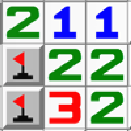 Minesweeper puzzle logo