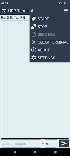 UDP Terminal Screen 2