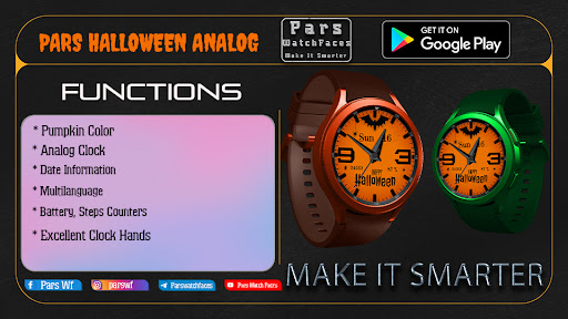 Pars Halloween Watch Face Screen 3
