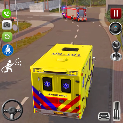 구급차 게임: 병원 게임 - 병원 구급차 시뮬레이터