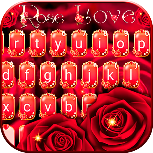 Rose Love Keyboard Theme  Icon
