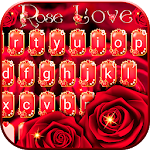 Cover Image of Скачать Тема для клавиатуры Rose Love  APK