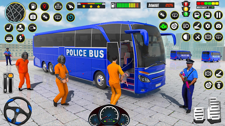 US Police Transporter Bus Game - 1.1.0 - (Android)