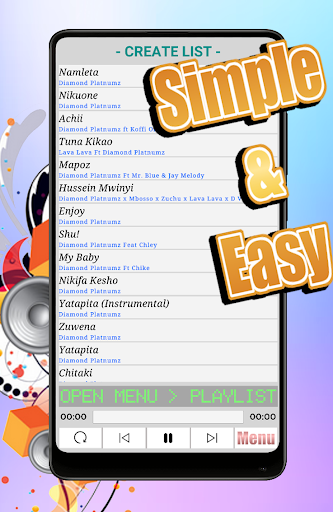 Android application Diamond Platnumz Komasava screenshort