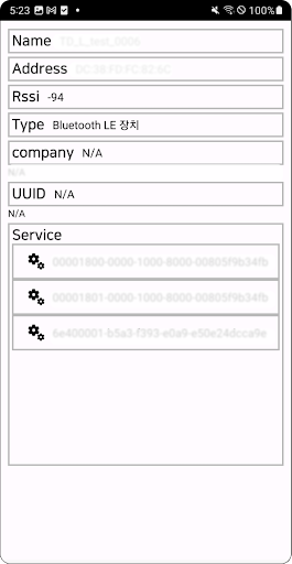 BluesCan - BLE Bluetooth Scan